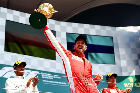 Formula 1 2018 British Grand Prix Results Sebastian Vettel Wins