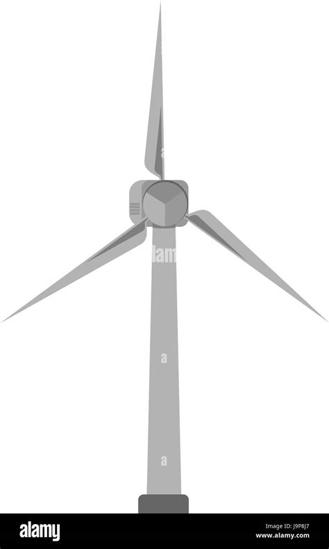 Modern Windmill Isolated Vector Illustration Stock Vector Image And Art