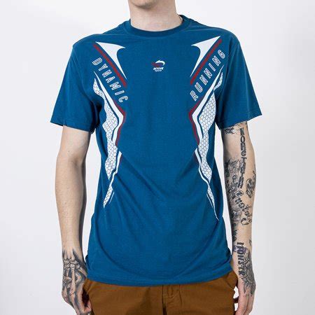 Темно-бірюзова чоловіча футболка з принтом - Блакитний | Royalfashion ...