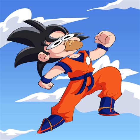 Goku Is Running Late For Training By Bitteredmilk On Deviantart