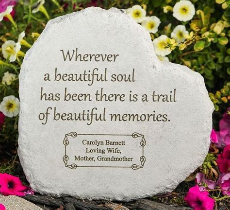 Personalized Memory Stone Wherever A Beautiful Soul Memorial Stones