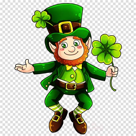 Leprechaun Saint Patrick Saint Patricks Day Clipart Cartoon Green