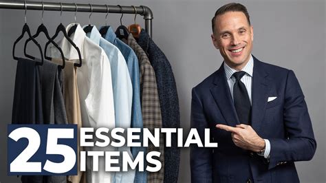 The Ultimate Beginners Capsule Wardrobe 25 Mens Wardrobe Essentials