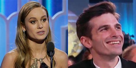 Brie Larson Thanks Boyfriend Alex Greenwald At Golden Globes