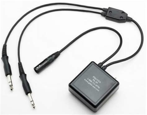 bose 6pin to ga dual plug general aviation headset adapter anr active ebay