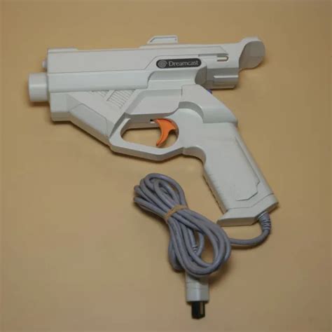 Sega Dreamcast Gun Controller Hkt 7800 Light Gun Genuine Work For Crt
