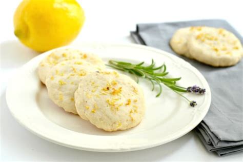 Healthy Lemon Lavender Cookies Gf Low Cal Vegan Skinny Fitalicious