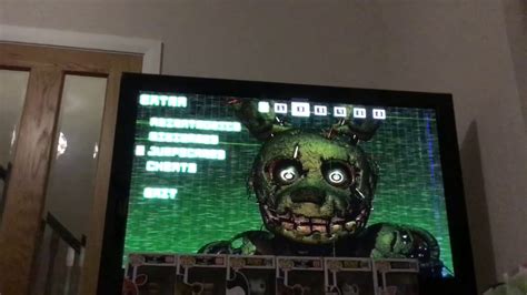 Fnaf 3 Console Port The Extras Menu Xbox One Youtube