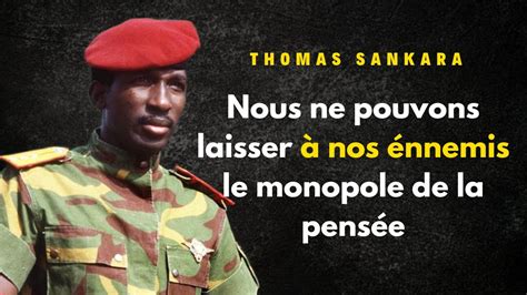 10 Meilleures Citations De Thomas Sankara Youtube
