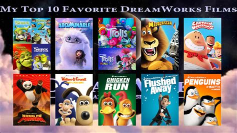 My Top 10 Favorite Dreamworks Films By Jackskellington416 On Deviantart