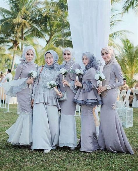 Dress Gaun Bridesmaids Hijab On Instagram Inspired By Medinazein