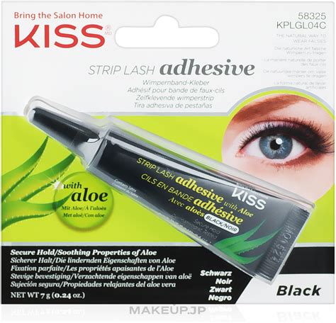 False Lashes Glue With Aloe KISS Strip Lash Adhesive Black Makeup Jp