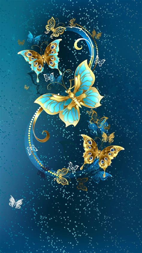 Blue Butterfly Wallpaper For Phone Madathos