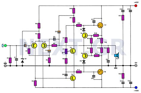 Diagram Tda2050 Amplifier Circuit Diagrams Mydiagramonline