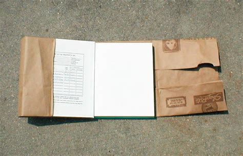 How To Make A Book Cover With A Paper Bag