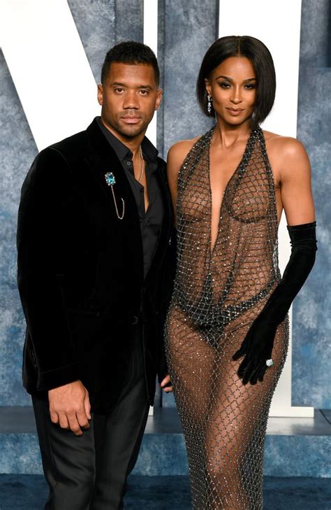 Ciara Basically Naked With Russell Wilson On Oscars Red Carpet