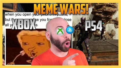 Xbox Vs Ps4 Meme Wars Swiftor Youtube