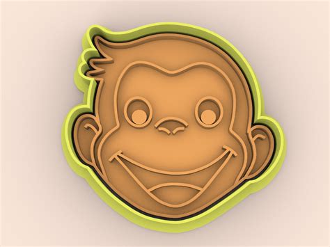 stl file cutter curious george cutter curious george・3d printing model to download・cults