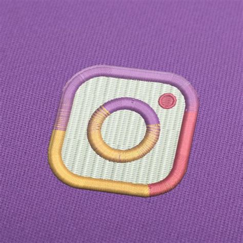 Instagram Logo Professional Embroidery Design All Formats Embroidery