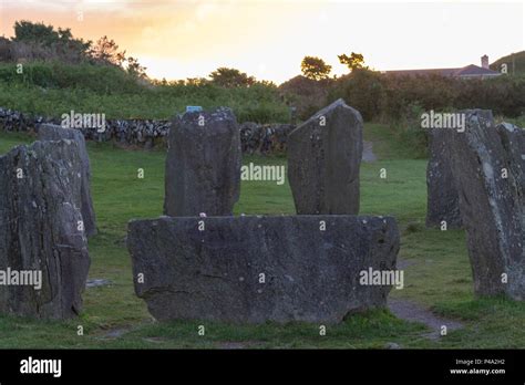 The Sun Rise Over The Drombeg Stone Circle Marking The Start Of The