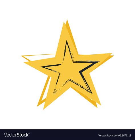 Star Symbol Greatness Royalty Free Vector Image