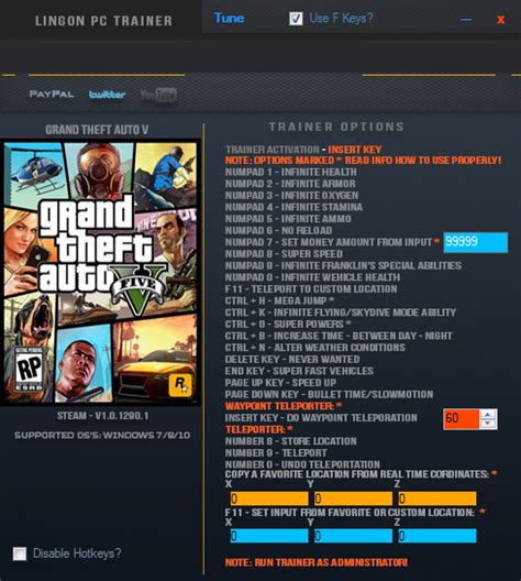 Grand Theft Auto 5 Trainer 24 Gta V V1012901 Lingon Download