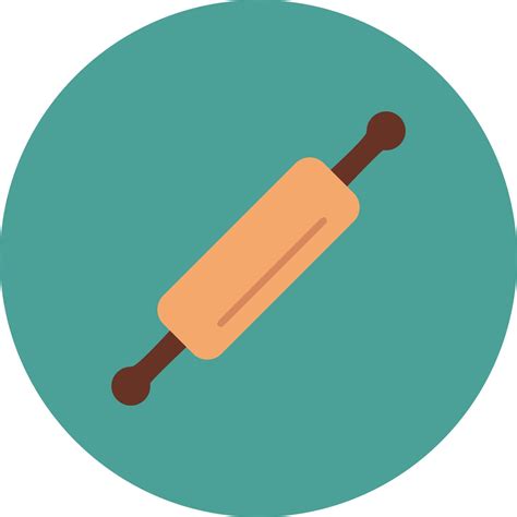 Rolling Pin Vector Icon 19789363 Vector Art At Vecteezy