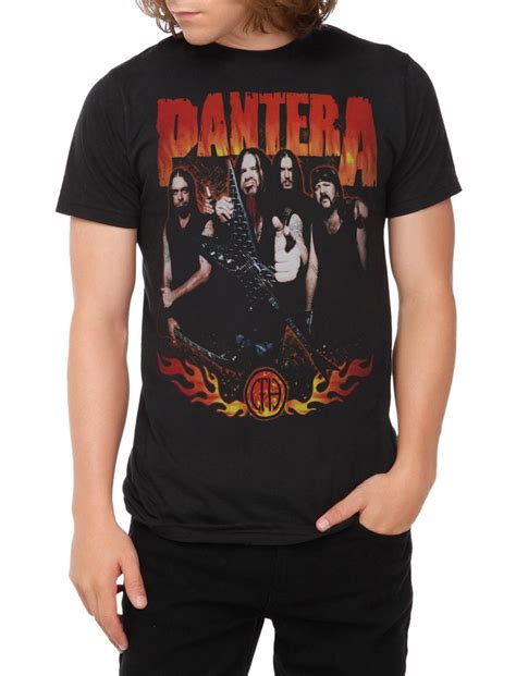 Pantera Cfh Flames T Shirt Hot Topic