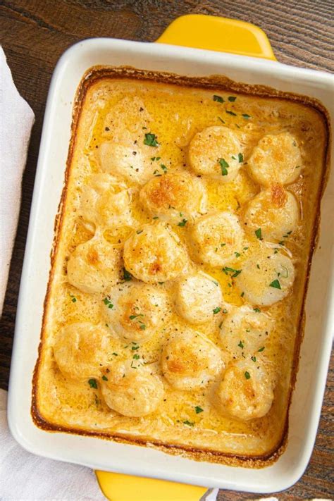 Scallop Gratin Is An Easy Baked Scallop Recipe With A Creamy Cheesy