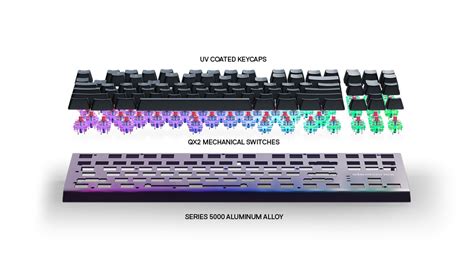 Apex M750 Tenkeyless Aluminum Core Mechanical Esports Keyboard