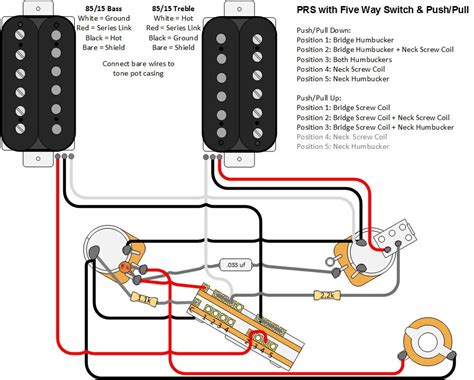 In my other guitar's i've installed treble bleed curcuits where needed and have been very happy with the response. Prs 5 Way Rotary Switch Wiring | schematic and wiring diagram