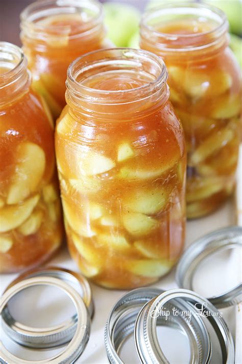The perfect apple filling to use in pies, cakes and any apple filling is so much more than a pie filling. Homemade Apple Pie Filling Recipe - Skip to my Lou