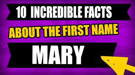 Meaning Of The Name Mary Mary Name Meaning Youtube