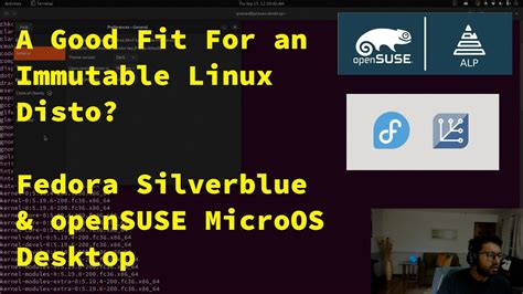 Immutable Linux Distros Fedora Silverblue And Opensuse Microos Youtube