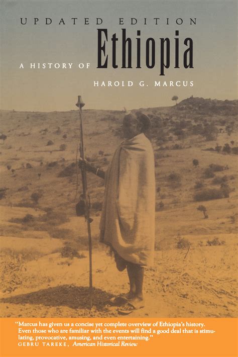 A History Of Ethiopia By Harold G Marcus Paperback University Of