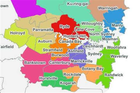 Sydney Lgas Map Forced Amalgamation Maps Of Doom Released Nsw Council