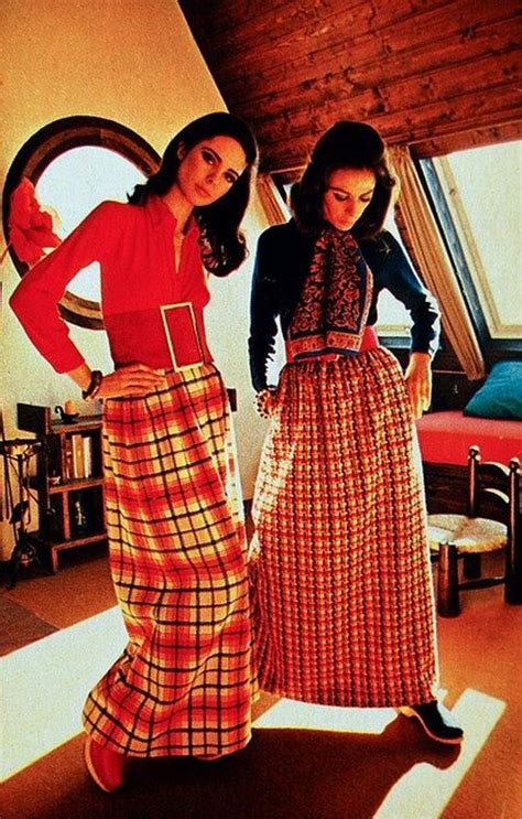 70s Maxi Skirts So Full Of Patterns And Color Seventies Fashion