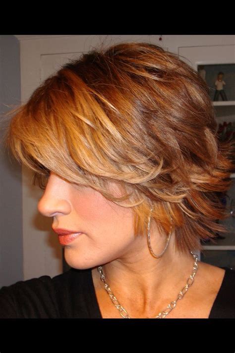 With the right hairstyle and cut, you can fake volume and bouncy, full locks. Image result for Short Flippy Shag Hairstyles | Flippy hair, Thin fine hair, Mom hairstyles