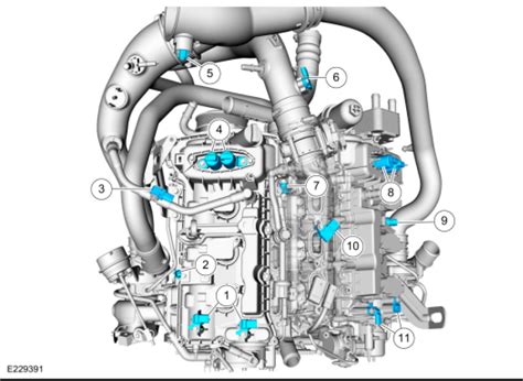 Location Of Cylinder Head Temp Sensor On 27eb 2016 F150 Ford F150