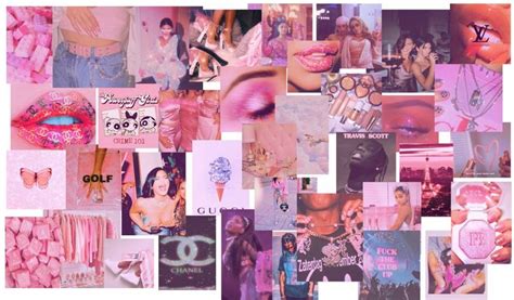 University of oklahoma collage laptop background bundle. 80 pcs Pink Aesthetic Collage Kit | Etsy in 2020 ...