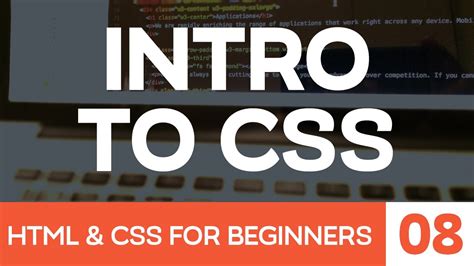 Html Css For Beginner Part Introduction To Css Youtube