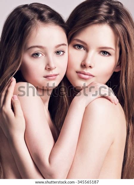 Beautiful Naked Mother Small Daughter Stock Photo Edit Now