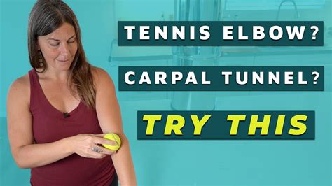 Myofascial Release For Carpal Tunnel Syndrome Tennis Elbow Shoulder