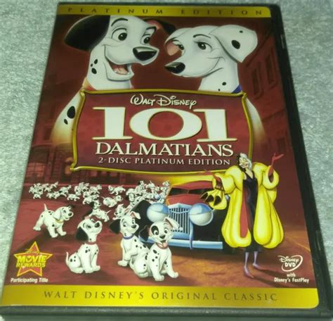 101 Dalmatians Dvd Platinum Edition Walt Disney 1699 Picclick