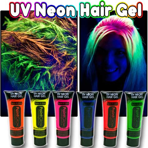 Manic panic dye hard hair color styling gel. UV Neon Hair Gel