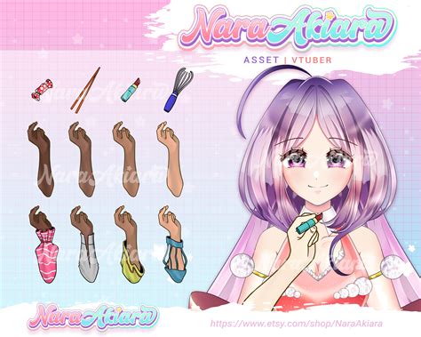 Vtuber Asset Hands Set V2 Sleeves Vtuber Assets Vtuber - Etsy Australia