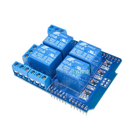 Dc 5v 4 Channel Relay Module Shield Terminal Relay Board For Arduino