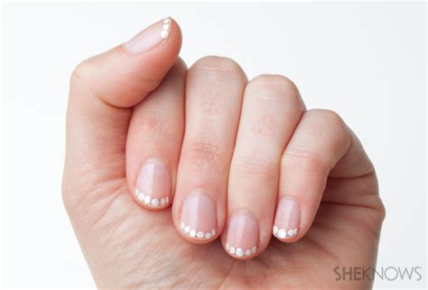 Wedding Day Nail Design Tutorial Pearl French Tip Sheknows