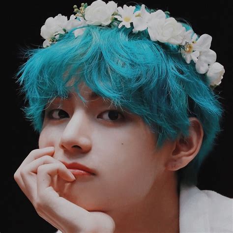 Taehyung Blue Hair Wallpapers Top Free Taehyung Blue Hair Backgrounds