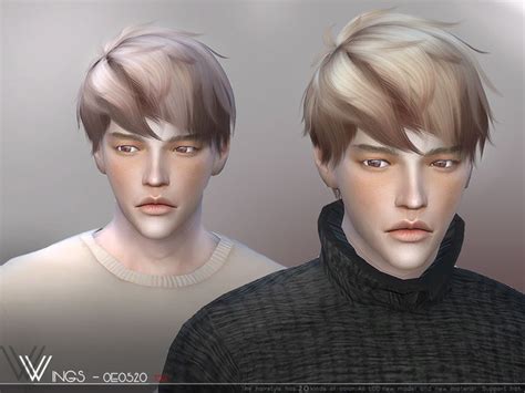 Hair Oe0520 By Wingssims The Sims 4 Catalog